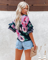 Bursting Blooms Floral Blouse
